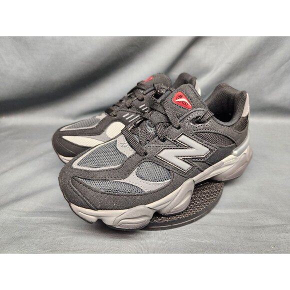 New Balance Boys 9060 Sneakers PC9060BK Suede Black Grey Size 11 NEW NO BOX! - Picture 4 of 11